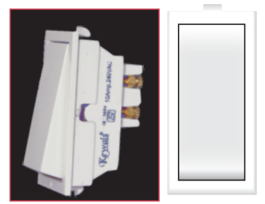 10A Rocker switch 1 way
